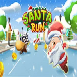 Santa Run 2 - free online parkour game thumbnail, play in browser