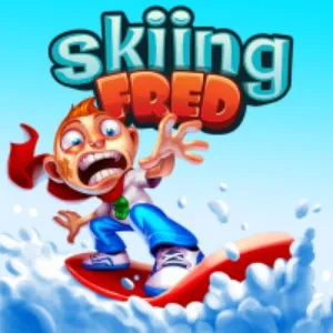 Skiing Fred - free online parkour game thumbnail, play in browser