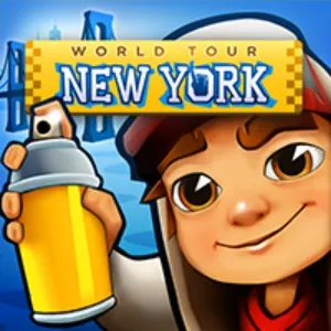 Subway Surfers New York - free online parkour game thumbnail, play in browser