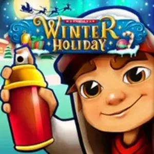 Subway Surfers Winter Holiday - free online parkour game thumbnail, play in browser